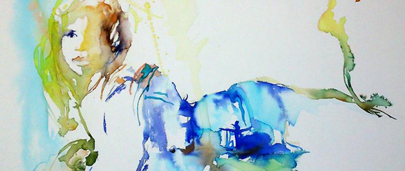 Faszination Aquarell innovativ im Großformat