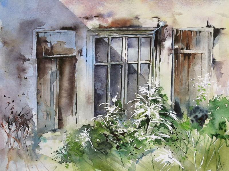 Bildausschnitte in Aquarell